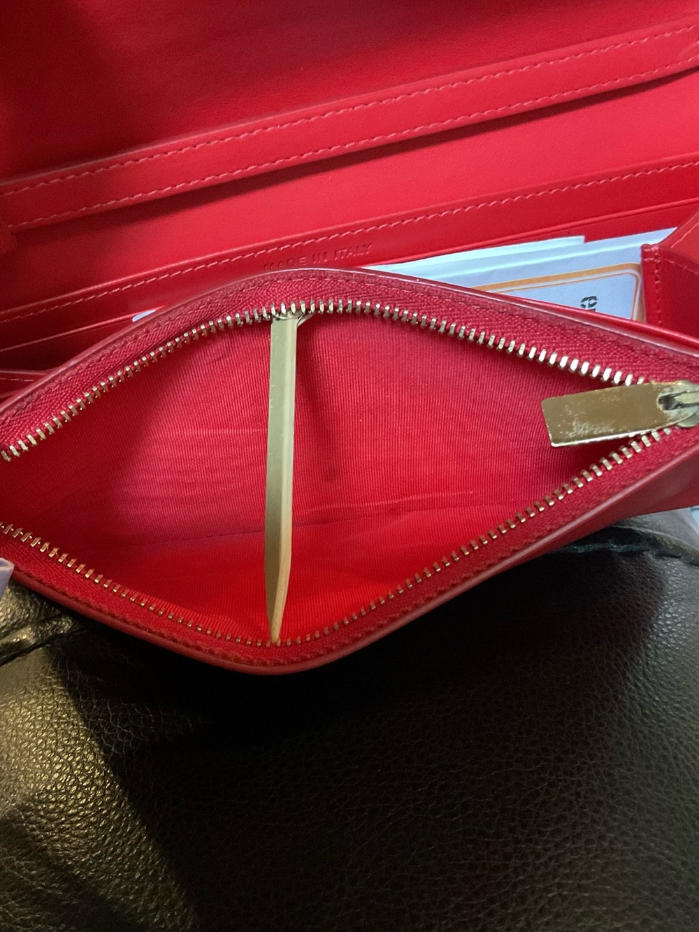 Christian LOUBOUTIN CLUTCH WRISTLET WALLET COA - Picture 8 of 9